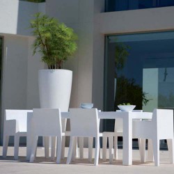 Jut Mesa 180 Table Rectangulaire Vondom Blanc