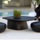 Plantador de la mesa baja negro Vondom MoMA