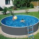 Piscina rotonda Azuro PoolMarina lusso freestanding o sepolto 5.5x1.20