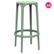 Lot de 4 tabourets de Bar Brooklyn Vondom hauteur d'assise 76 pickle