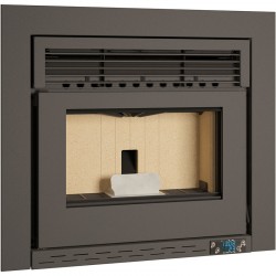 Inserto pellet Acciaio Escalor 8Kw A+ Poseidon