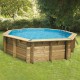 Piscine Bois Ubbink Océa 510 H120cm Liner Gris