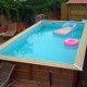 Piscine Bois Ubbink Linéa 500x1100 H140cm Liner Bleu