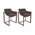 Juego de 2 sillones wall street Vondom Bronze