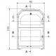 Insert Foyer de Cheminée à Bois Ferlux en Fonte 3 Large faces Vitreous 17kW