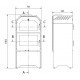 Ferlux Holzofen mit Forno 60 Stahlofen16kW mit Glas