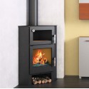 Poêle d'Angle à bois Bronpi Lerma 9kW avec Four