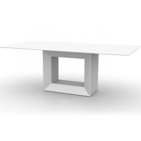 Dining table Vela 200 Vondom 300x100xH72 White