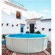 Piscine hors sol TOI Magnum ronde 350x132 Compact Blanc