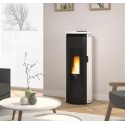 Pellet stove La Nordica Extraflame Amika 8kW waterproof ventilated White