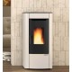 Geventileerde pelletkachel La Nordica Extraflame Sabry Prestige Line 7kW Ivoor