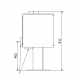 Ferlux Enya 49 Holzofen mit zentralem Fuß 8,2 kW