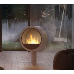 Chimenea de Bioetanol Incyrcle Infire con Soporte 2 kW Negro