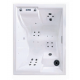 Square NetSpa Wave 5-Sitzer-Whirlpool aus Acryl