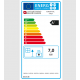 Estufa de leña La Nordica Verona XXL Acero Inoxidable 7kW