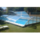 Low Pool Enclosure Lanzarote Removable Enclosure 13x5.7m