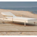 Loungue Sun Lounger Hamptons Ecru cadeira de alumínio Vondom