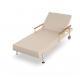 Loungue Sun Lounger Hamptons Ecru Aluminium Chair Vondom