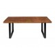 Annette Premium Wooden Dining Table 1.6x0.96m Walnut Colour