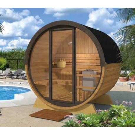 Sauna d’extérieur Pool 200 Thermowood 2 à 3 personnes VerySpass