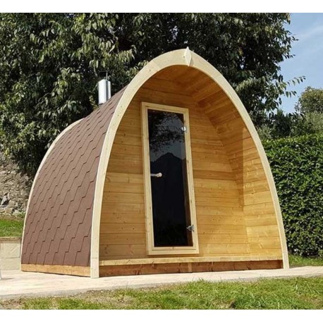 Outdoor Sauna Pod 300 2 tot 6 personen VerySpas