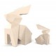 Statue Design Rabbit Kousagi Origami Vondom
