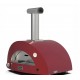 Moderno 1 Alfa Forni Pizza Oven with Antique Red Wood