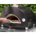 Forno de Pizza Moderno 1 Alfa Forni Híbrido Carvão Cinza