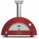 Moderno 1 Alfa Forni Hybrid Pizza Oven Antique Red