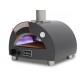 Moderno 3 Alfa Forni Pizza Oven with Antique Red Wood