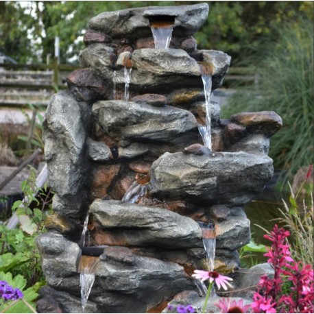 Bonorva Waterfall Fountain Complete Kit with Ubbink Pump