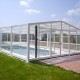 Abri sol Columbrette Copertura per piscina alta Veranda fissa 10x5m