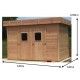 Wooden Garden Shed Dinan 3.4x3.4 Habrita 11.5m2