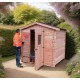 Gartenhaus aus Holz Dublin 2,1x2 Habrita 4,3m2