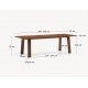 Table Rectangle Extensible 200 à 250x95 bois chêne Lena VeryForma