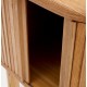 Natural Wood Bedside Table 50x55 Leni VeryForma