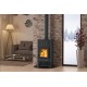 Poêle à bois Nordica Extraflame Fedora 8.3kW Steel noir