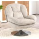 VeryForma Taupe Velvet Top Swivel Chair