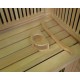 Infrared Twin Panoramic 2-Seater Sauna in VerySpas Spruce